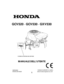 Page 1NUMERO DI MA T RICORA MOT ORE
1
MANUALE DELL’UTENTE
GCV520 · GCV530 · GXV530
HONDA EUROPE N.V.(EEC) 