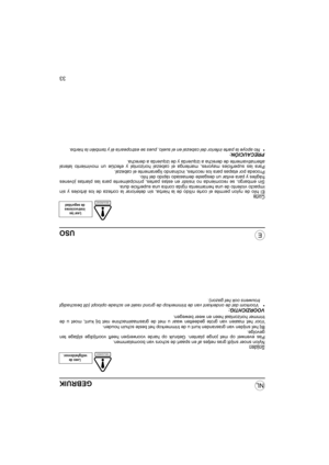 Page 6433
NL
EUSO
CorteEl hilo de nylon permite el corte nítido de la hierba, sin deteriorar la corteza de los árboles y sin
impacto violento de una herramienta rígida contra una superficie dura.
Sin embargo, se recomienda no insistir en estas partes, principalmente para las plantas jóvenes
frágiles y para evitar un desgaste demasiado rápido del hilo.
Proceda por etapas para los recortes, inclinando ligeramente el cabezal.
Para las superficies mayores, mantenga el cabezal horizontal y efectúe un movimiento...