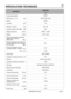 Page 48SPÉCIFICATIONS TECHNIQUESMODÈLESUMS425ELE
Code de descriptionHACF
Dimensions L x l x hmm1660 x 230 x 535
MoteurGX25
Cylindréecm3
25
Alésage / Coursemm35 x 26
Puissance (selon EN11806)kW0,81
Regime maximumtr/min.10500 / 11000
Ralentitr/min.3100 ± 200
Niveau de puissance acoustique
garanti (selon directive
2000/14/EC)dB
(A)111
Niveau de pression acoustique au
poste de conduite (selon directive
81/1051/CEE)dB
(A)98,1
Niveau de vibration (selon la
norme ISO 7916)minimum  m/s23,16
Max.  m/s2
7,00
Huile...