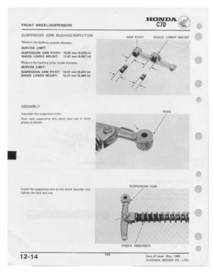 Page 124 
J-—'I-|

HONDA

FRONT
 WHEEL.-‘SUSPENSION
 ""‘

SUSPENSION
 ARM
BUSHING
 NSFEGTIIJN
 AH“
FWD...
 SHOCK
LOWER
 Mmmn.

“ERNIE
 tlw
bushing
 nutilde
|.tIume1;qr_

BE
 FIV
 ICE
 LIMIT:

SUSPENSION
 ARM
PIVOT:
 1155
mm
IlI.533lnI'
 ..

SHOCK.
 LOW’-EH
 MDUNT1
 11.51
H'll'Il
IU.'l-'5?
 lr|I'

Maas.ur-nth:
 buuhlrq
|1DI|Il'
inside
 dtimsmr.
 --ii
'
 _
_
 "'-._

ssmncs
 |.|m~r=
 ‘
"

SUBFENSIDH
 ARM
FIVDT:
 14.1-T
mm
{D510
 In]
 -.3‘

SHOCK
 LOWER
MOUNT:...