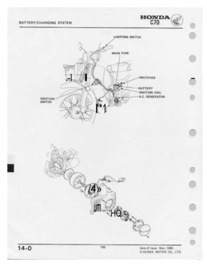 Page 144 
,..

1*
 HONDA

BATTERYIGHARGIHG
 SYSTEM
 »._

LIGHTING
 SWITCH

_.-
 MAIN
FUSE

--
 —_-_—

_.-

_,'_‘.
 ‘-:-__

1
 I—l.-
 '_|
'|

.-I
 I
 I
*"'"E"
 -

.-"-
 -

.-"_-

.-"-

.-"
 ----'—
5-

.-
 _.
-
;
 ,
-

IGNITION
 ''

r"""=

___-I‘

‘
2

I’;
 .-1:?‘
 I//,/“

.-
 t
,

———
 '
 1’
11”“
 —nm"ren~r

...
 __/1
‘--

“
 =
‘:""“-—
 IGNITION
 con.

A.|:_
 GENERATOR

Q;
 1'

__.1'

‘*-

swncn
 '~
-

:_..

-.'...