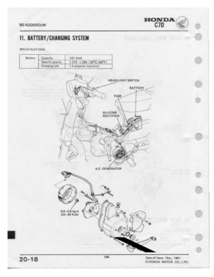 Page 194 
"B2

ADDENDUM
 ..~..

11.
 BAITEIII/BIIAIIBIIIB
 ststtrt
 _

SPECIF
 ICATIDNS

B-ttltertr
 II.‘-e|=ItI:lttr
 _T
EAI-I

_§_|:_|e-ciﬁe
 g1Iev||'¥
 I210-1.290
 IIUDGIB-FF]

_DtIttIng_rem
 ‘I.-II
ampere:
 maximum

-III’_"3II--
 HEAIJLIGHTSWITGH

.
 -
 -
I///'
 I

BATTEFIY
 -

~
 -
- -
.,
 ,’=“-'iY_‘-1..

t
 '
.
 '---.5
 ‘______-'
-._

:3’-""-t.,___L____l_|
 FUﬂ_.E___,..

.--
 "_"'-t

.,__u__L_
 ‘I’

-1

'?*‘*"*-1.-.t~e:'
 ..--
"--?--_:_...