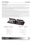 Page 3Tilt ‘N Plug
Tilt ‘N Plug Tilt ‘N Plug
Tilt ‘N Plug 
  
 Jr.
Jr.Jr.
Jr. 
  
 User’s Guide 
  
 
 
400-0110-010 
         
3 
5. About Your Tilt ‘N Plug Jr. 
All Tilt ‘N Plug Jrs. belong to a family of compact
 interconnection solutions designed for installation in to a table as part of a presentation system. They are 
designed for mounting into a table, podium, or other  furniture to provide a way of connecting audiovisual equipment on top of the furniture to a presentation 
system below the furniture....