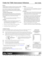 Page 1Under the Table Interconnect Solutions
Under the Table Interconnect Solutions Under the Table Interconnect Solutions
Under the Table Interconnect Solutions 
  
 User’s Guide 
  
 
400-0491-005 
 
         
1
Installation Options 
Inside Desk (Side View)
Table Top (Side View)
Back of Desk/Podium (Top View)
Desk Surface
LEFTSHIELD
RIGHT
 UT240-278 Audio W iring 
Welcome! 
We greatly appreciate your purchase of a UT Series.  We are sure you will find 
it reliable and simple to use. Superior performance  for...