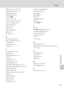 Page 143131
Index
Technical Notes
Playback 26, 27, 48, 50, 57
Playback button 5, 7, 10
Playback menu 81
Playback zoom 50
Portrait b 36
Power 14, 16, 20
Power switch 4, 6, 14, 20
Power-on lamp 14, 20
Preset manual 77
Print 66, 67, 70
Print set 70
Print Set (Date) 71
Printer 64
Protect 106
R
Recording movies 55
Red-eye reduction 30, 31
Reset all 103
Rotate image 107
RSCN 111
S
Scene mode 35, 36
Self-timer 32
Self-timer lamp 4, 6, 32
Sepia 79
Setup menu 85
Shooting 20, 22, 24
Shooting Menu 72
Shooting mode button...