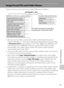 Page 163151
Technical Notes and Index
Image/Sound File and Folder Names
Pictures, movies or voice memos are assigned file names as follows.
•Files are stored in folders named with a folder number followed by a five-
character identifier: “P_” plus a three-digit sequential number for pictures taken 
in Panorama assist scene mode (e.g. “101P_001”; A60) and “NIKON” for all 
other pictures (e.g. “100NIKON”). When the number of files within a folder 
reaches 9999, a new folder will be created. File numbers will be...