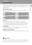 Page 151
Introduction
Introduction
About This Manual
Thank you for your purchase of a Nikon COOLPIX S560 digital camera. This manual 
was written to help you enjoy taking pictures with your Nikon digital camera. Read 
this manual thoroughly before use, and keep it where all those who use the 
product will read it.
Symbols and Conventions
To make it easier to find the information you need, the following symbols and 
conventions are used:
Notations
•A Secure Digital (SD) memory card is referred to as a “memory...