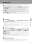 Page 6551
More on Playback
Editing Pictures
Use the COOLPIX S560 to edit pictures in-camera and store them as separate files 
(A133). The editing features described below are available.
CPicture Editing
•Pictures taken at an Image mode (A95) setting of P 16:9 (3584), s 1:1 with black border, 
s 1:1 with white border or s 1:1 (2736) cannot be edited.
•The COOLPIX S560 editing functions are not available for pictures taken with non-COOLPIX S560 
digital cameras.
•If a copy created using the COOLPIX S560 is viewed...