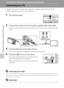 Page 9480
Connecting to Televisions, Computers and Printers
Connecting to Televisions, Computers and Printers
Connecting to a TV
Connect the camera to a television using the supplied audio video cable (AV 
cable) to play back pictures on the television.
1Turn off the camera.
2Connect the camera to the TV using the supplied audio video cable.
Connect the yellow plug to the video-in jack on the TV, and the white plug to the audio-
in jack. 
3Tune the television to the video channel.
See the documentation provided...