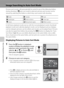 Page 6856
More on Playback/In-Camera Editing
Image Searching in Auto Sort Mode
Pictures and movies will automatically be sorted in any of the following folders 
during shooting. If F auto sort mode is selected, pictures and movies can be 
viewed by selecting the folder to which they were sorted with shooting.
In full-frame playback mode, just as with the normal playback mode, thumbnail 
playback mode and calendar playback mode can be displayed, picture displays 
can be enlarged, pictures can be edited, and...