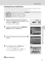 Page 8573
Editing Pictures
More on Playback/In-Camera Editing
Resizing Pictures: Small Picture
Create a small copy of the current picture. The following sizes are available. Copies 
are stored as separate files with a compression ratio of 1:16.
1Select the desired picture from full-frame 
(A26) or thumbnail (A50) playback mode 
and press the d button.
•The playback menu is displayed.
2Use the multi selector to choose g Small 
picture and press the k button.
3Choose the desired copy size and press the k...