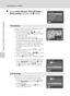 Page 10088
Connecting to a Printer
Connecting to Televisions, Computers and Printers
4Choose Print selection, Print all images or 
DPOF printing and press the k button.
Print selection
Choose the pictures (up to 99) and the number 
of copies (up to nine) of each.
•Press the multi selector J or K to select 
pictures, and press H or I to set the number 
of copies for each.
•Picture selected for printing can be 
recognized by the check mark (y) and the 
numeral indicating the number of copies to 
be printed. Check...