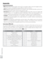 Page 110100
Technical Notes
Appendix
Su p porte d  S ta n d ard sSupported Standards
•  DCF : D esign Rule for  Camera  File System (DCF) is standard widely used in the digital camera 
industry to ensure compatibility among diﬀ  erent makes of camera.
•  DPOF:  D igital  Print  Order  Format (DPOF) is an industry-wide standard that allows pictures to 
be printed from print orders stored on the memory card.
•  Exif version 2.2 : This camera supports Exif ( Exchangeable  Image  File Format for Digital Still...