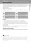 Page 131
Introduction
Introduction
About This Manual
Thank you for your purchase of a Nikon COOLPIX S600 digital camera. This manual 
was written to help you enjoy taking pictures with your Nikon digital camera. Read 
this manual thoroughly before use, and keep it where all those who use the 
product will read it.
Symbols and Conventions
To make it easier to find the information you need, the following symbols and 
conventions are used:
Notations
•A Secure Digital (SD) memory card is referred to as a “memory...