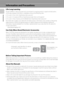 Page 142
Introduction
Information and Precautions
Life-Long Learning
As part of Nikon’s “Life-Long Learning” commitment to ongoing product support and education, 
continually updated information is available online at the following sites:
•For users in the U.S.A.: http://www.nikonusa.com/
•For users in Europe and Africa: http://www.europe-nikon.com/support/
•For users in Asia, Oceania, and the Middle East: http://www.nikon-asia.com/
Visit these sites to keep up-to-date with the latest product information, tips,...