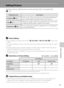 Page 6553
More on Playback
Editing Pictures
Use this camera to edit pictures in-camera and store them as separate files 
(A117).
CPicture Editing
•Pictures taken at an image mode setting of l 16:9 (3584) or m 16:9 (1920) (A83) cannot be 
edited.
•This camera’s editing functions cannot be used for pictures taken with another make or model of 
camera. 
•If a copy created using this camera is viewed on another make or model of camera, the picture 
may not be displayed or may not be transferred to a computer....