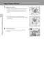 Page 3826
Basic Photography and Playback: Auto Mode
Step 2 Frame a Picture
1Ready the camera.
•Hold the camera steadily in both hands. Keep your 
fingers, hair, strap and other objects away from the 
lens, flash, AF-assist illuminator, microphone and 
speaker.
•When taking pictures in the portrait (vertical) 
orientation, turn the camera so that the built-in flash is 
above the lens.
2Frame the picture.
•Position the main subject near the center of the 
monitor.
131313
Downloaded From camera-usermanual.com...