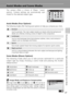 Page 5137
Shooting Suited for the Scene - High-sensitivity Shooting Mode, Scene Mode
Assist Modes and Scene Modes
The camera offers a choice of fifteen “scene”
options. Camera settings are automatically opti-
mized for the selected subject type.
Assist Modes (Four Options)
The following modes offer framing assist options to help you compose your shots.
Scene Modes (Eleven Options)
The following modes allow you to take pictures optimized for a particular
subject type by simply choosing a scene mode and pressing...