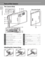 Page 164
Introduction
Parts of the Camera
The Camera Body
Attaching the Camera Strap
12
3
1
2
4
5
6
7
8
10119Lens cover closed
1Power-on lamp ............................17, 19, 137
2Eyelet for camera strap ................................ 4
3Shutter-release button.............................. 28
4Battery-chamber/
memory card slot cover ................... 14, 22
5Microphone (stereo)......................107, 124
6Battery chamber ........................................... 14
7Battery latch...