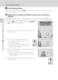 Page 5846
Basic Shooting Functions
Basic Photography and Playback: G (Easy Auto) Mode
CTouch Shooting Setting
The touch shooting setting applied in A (auto) mode is stored in the camera’s memory even after 
the camera is turned off.
DTaking Pictures of Subjects with Which Autofocus may not Perform as 
Expected
When taking pictures of subjects with which autofocus may not perform as expected (A29), try 
pressing the shutter-release button halfway to refocus several times, or try the following techniques.
1Switch...