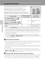 Page 9276
Shooting Features
Using Face Detection
When the following shooting modes or settings are 
selected, the camera uses face detection to 
automatically focus on human faces. If the camera 
detects more than one face, a double border is 
displayed around the face that the camera will focus on, 
and single borders are displayed around the other faces.
•
When using Face priority, if you press the shutter-release button halfway while 
no faces are detected or while framing a shot with no faces in it, the...