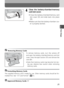 Page 2525
2First Steps
Close the battery-chamber/memory
card slot cover.
• Close the battery-chamber/memory cardslot cover ( c) and slide back into place
( d ).
• Make sure that the battery-chamber cov- er is properly latched.
 Removing Memory Cards
To remove memory cards, turn the camera off
and open the battery-chamber/memory card slot
cover. Press the eject button (
c) and remove the
card (
d).
• Note that memory cards may become hot dur- ing use; observe due caution when removing
memory cards.
Formatting...