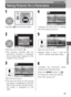 Page 5353
Scene Modes
4More on Photography
Taking Pictures for a Panorama
Highlight   (Panorama Assist).
Press the multi selector  .
• The direction indicator ( ) forpanorama shooting is displayed
and a small screen appears in the
middle of the monitor.
Take the first picture.
• The left two-thirds of the picture just taken is displayed on the left
side of the monitor and the shoot-
ing screen is displayed on the
right. Compose the next shot to overlap
with the previous picture.
Take the next picture.
• Repeat...