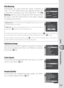 Page 139129
Setup
The Shooting Menu
File Naming
Photographs are saved using ﬁ le names consisting of 
“DSC_” or “_DSC” followed by a four-digit ﬁ le number and 
a three-letter extension (e.g., “DSC_0001.JPG”).  The File 
Naming option is used to change the “DSC” portion of the 
ﬁ le name.  Press the multi selector to the right to display 
the dialog shown below.
Keyboard area: Use multi selector to highlight letters, press center 
of multi selector to select.
Preﬁ x area: File name preﬁ x appears here.  To move...