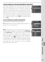 Page 171161
Setup
Custom Settings
Custom Setting e2: Slowest Speed When Using Flash
This option determines the slowest shutter speed pos-
sible when using front- or rear-curtain sync or red-eye 
reduction in programmed auto or aperture-priority auto 
exposure mode (regardless of the setting chosen, shutter 
speeds can be as slow as 30 s in shutter-priority auto and 
manual exposure modes or when the ﬂ ash is set to slow 
sync, slow rear-curtain sync, or red-eye reduction with slow 
sync).  Options range from...