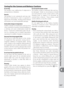 Page 197187
Technical Notes—Caring for the Camera
Caring for the Camera and Battery: Cautions
Do not drop
The product may malfunction if sub ject ed to 
strong shocks or vi bra tion.
Keep dry
This product is not waterproof, and may mal-
  func tion if im mersed in wa ter or ex posed to 
high levels of hu mid i ty.  Rust ing of the in ter nal 
mech a nism  can  cause  ir rep a ra ble  dam age.
Avoid sudden changes in tem per a tureSud den  chang es  in  tem per a ture,  such  as  oc cur 
when en ter ing or leav...