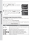 Page 5646
Reference—Optimizing Images
To select an image optimization option:
1 Highlight Optimize Image in the shooting 
menu (
 124) and press the multi selector to 
the right.
2 High light the desired option and press the multi 
se lec tor to the right.  If Custom is selected, a 
menu of custom options will be displayed (
 
49).  In all other cases, the shooting menu will be 
displayed.
Customizing Image Enhancement Options
Select Custom to make separate adjustments to sharpening, contrast, color re-...