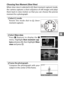 Page 10381
R
Choosing Your Moment (Slow View)
When slow view is selected in u (best moment capture) mode,
the camera captures a short sequence of still images and plays
them back in slow motion so  that you can choose the precise
moment for a photograph.
1Select  u mode.
2Select  Slow view .
3Frame the photograph. Rotate the mode dial to  u (best
moment capture).
Press  & (feature) to display the  &
menu. Highlight  Best moment cap-
ture  and press  J, then highlight  Slow
view  and press  J.
Compose the...