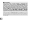 Page 132110
t
ASelf-Portrait Mode
Touch-screen controls are always available in self-portrait mode
regardless of the option selected for  Touch-screen controls in the
setup menu ( 0194). All other controls except the power switch and
the shutter-release, movie-record, and flash pop-up buttons are dis-
abled; use the flash pop-up button to raise the flash as required. The
flash fires in n  (auto + red-eye reduction) mode. Photographs taken
in self-portrait mode with  NEF (RAW) or NEF (RAW) + JPEG fine
selected...