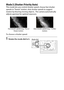 Page 124
104P, S, A, and M Modes
Mode 
S (Shutter-Priority Auto)
This mode lets you control shutter speed: choose fast shutter 
speeds to “freeze” motion, slow shutter speeds to suggest 
motion by blurring moving objects.
 The camera automatically 
adjusts aperture for optimal exposure.
To choose a shutter speed:
1
Rotate the mode dial to  S.Fast shutter speeds (e.g., 
1/1600
s) 
freeze motion.  Slow shutter speeds (e.g., 1 s) blur 
motion.
Mode dial 