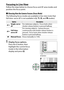 Page 164
144Live View
Focusing in Live ViewFollow the steps below to choose focus and AF-area modes and 
position the focus point.❚❚Choosing How the Camera  Focuses (Focus Mode)The following focus modes are available in live view (note that 
full-time–servo AF is not available in  U, g ,  , and  ( modes):1
Display focus options.
Press the  P button, then 
highlight the current focus 
mode in the information 
display and press  J.
Option
Description
AF-S Single-servo 
AF For stationary subjects.
 Focus locks when...