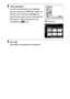 Page 211
191
Playback and Deletion
2
Select pictures.
Use the multi selector to highlight 
pictures and press  W (Q ) to select or 
deselect (to view the highlighted 
picture full screen, press and hold the 
X  button).
 Selected pictures are 
marked by a  & icon.
3
Press  J.
Press  J to complete the operation.
W  (Q ) button 