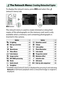 Page 283
263
N The Retouch Menu: Creating Retouched Copies
To display the retouch menu, press 
G and select the  N 
(retouch menu) tab.
The retouch menu is used to create trimmed or retouched 
copies of the photographs on the memory card, and is only 
available when a memory card containing photographs is 
inserted in the camera.
* Available only if retouch me nu is displayed by pressing P and selecting 
Retouch  in full-frame playback when a  retouched image or original is 
displayed.N The Retouch Menu:...