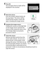 Page 338
318Technical Notes
4
Press  J.
The message shown at right will be 
displayed in the monitor.
5
Raise the mirror.
Press the shutter-release button all 
the way down.
 The mirror will be 
raised and the shutter curtain will 
open, revealing the image sensor.
6
Examine the image sensor.
Holding the camera so that light falls 
on the image sensor, examine the 
interior of the camera for dust or lint.
 
If no foreign objects are present, 
proceed to Step 8.
7
Clean the sensor.
Remove any dust and lint from...