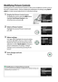 Page 104
87
Modifying Picture Controls
Existing preset or custom Picture Controls (090) can be modified to suit the scene or 
the user’s creative intent.
 Choose a balanced combination of settings using  Quick 
adjust , or make manual adjustments to individual settings.
1Display the Picture Control menu.
To display the menus, press the  G button. 
Highlight  Set Picture Control  in the 
shooting menu and press  2.
2Select a Picture Control.
Highlight the desired Picture Control and 
press 2.
3Adjust settings....