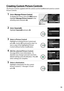 Page 107
90
Creating Custom Picture Controls
The Picture Controls supplied with the camera can be modified and saved as custom 
Picture Controls.
1Select Manage Picture Control .
To display the menus, press the  G button. 
Highlight  Manage Picture Control  in the 
shooting menu and press 2.
2Select  Save/edit .
Highlight Save/edit  and press  2.
3Select a Picture Control.
Highlight an existing Picture Control and 
press  2, or press  J to proceed to step 5 to 
save a copy of the highlighted Picture 
Control...