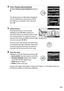 Page 125
108
4Select Choose start/end point .
Highlight Choose start/end point  and press 
2 .
The dialog shown at right will be displayed; 
choose whether the current frame will be 
the starting or end point of the copy and 
press  J.
5Delete frames.
If the desired frame is not currently 
displayed, press  4 or  2 to advance or 
rewind (to skip to 10 s ahead or back, rotate 
the command dial). To switch the current 
selection from start point ( w) to end point ( x) 
or vice versa, press  A (L ).
Once you have...