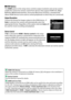 Page 164
147
❚❚HDMI Options
The  HDMI  option in the setup menu controls ou tput resolution and can be used to 
enable the camera for remote control from devices that support HDMI-CEC ( High-
D efinition  Multimedia  Interface– Consumer  Electronics  Control, a standard that 
allows HDMI devices to be used to control peripherals to which they are connected).
Output Resolution
Choose the format for images output to the HDMI device. If 
Auto  is selected, the camera will automatically select the 
appropriate...