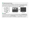 Page 24
7
AHiding Shooting Information
To turn the monitor off, press the  R button.
 Note that the monitor turns off automatically 
while the shutter-release button is pressed or if no operations are performed for about 8 s 
(for information on choosing how long the monitor stays on, see  Auto off timers on page 
160).
 The information display can be restored by pressing the  R button again.
R  button Information display Monitor off
ASee Also
For information on choosing a design for the information display,...