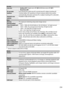 Page 251
234
* Sensor output is about 60 or 50 fps.
Live view
Lens servo•Autofocus (AF) : Single-servo AF ( AF-S); full-time-servo AF ( AF-F)
• Manual focus (MF)
AF-area mode Face-priority AF, wide-area AF, normal-area AF, subject-tracking AF
AutofocusContrast-detect AF anywhere in frame (camera selects focus point 
automatically when face-p riority AF or subject-tracking AF is selected)
Automatic scene 
selectionAvailable in 
i and  j modes
Movie
Metering TTL exposure metering using main image sensor
Metering...