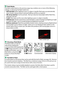 Page 64
47
AFlash Modes
The flash modes listed on the previous page may combine one or more of the following 
settings, as shown by the flash mode icon:
• AUTO (auto flash) : When lighting is poor or subject is backlit, flash pops up automatically 
when shutter-release button is pressed halfway and fires as required.
• j  (red-eye reduction) : Use for portraits.
 Red-eye reduction lamp lights before flash fires, 
reducing “red-eye.”
• j (off ) : Flash does not fire even when ligh ting is poor or subject is...