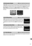 Page 257231
U
If Auto  (v ) is selected, the color of the lett ering in the information display ( 09) will 
automatically change from black to white or  white to black to maintain contrast with 
the background.
 To always use the same color lettering, select  Manual and choose 
Dark on light  (w ; black lettering) or  Light on dark (x ;white lettering).
 Monitor 
brightness will automatically be adjusted  for maximum contrast with the selected 
text color.
If  Off  is selected, the control panel backlight (LCD...