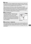 Page 141117
ALens Types
When using a CPU lens equipped with an aperture ring ( 0422), lock 
the aperture ring at the minimum aperture (highest f-number).
 Type G 
and E lenses are not equipped with an aperture ring.
When using non-CPU lenses ( 0229), select exposure mode  g 
(aperture-priority auto) or  h (manual).
 In other modes, exposure mode 
g  is automatically selected when a non-CPU lens is attached ( 0419, 
424).
 The exposure mode indicator ( e or  f) will flash in the control 
panel and  A will be...