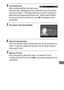 Page 223199
4Lock flash level.
After confirming that the flash ready 
indicator (M) is displayed in the viewfinder, press the button 
selected in Step 1.
 The flash will emit a monitor preflash to 
determine the appropriate flash level.
 Flash output will be 
locked at this level and FV lock icon ( e) will appear in the 
viewfinder.
5Recompose the photograph.
6Take the photograph.
Press the shutter-release button the rest of the way down to 
shoot.
 If desired, additional pictures can be taken without 
releasing...