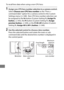 Page 256232
To recall lens data when using a non-CPU lens:
1Assign non-CPU lens number selection to a camera control.
Select  Choose non-CPU lens number  as the “Press + 
command dials” option for a camera control in the Custom 
Settings menu ( 0348).
 Non-CPU lens number selection can 
be assigned to the  Fn button (Custom Setting f4,  Assign Fn 
button , 0 343), the  Pv button (Custom Setting f5,  Assign 
preview button , 0 349), or the  AAE-L/AF-L  button (Custom 
Setting f6,  Assign AE-L/AF-L button , 0...