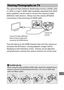 Page 293269
The optional High-Definition Multimedia Interface (HDMI) cable 
( 0 440) or a type C HDMI cable (available separately from third-
party suppliers) can be used to connect the camera to high-
definition video devices.
 Always turn the camera off before 
connecting or disconnecting an HDMI cable.
Tune the device to the HDMI channel, then turn the camera on 
and press the  K button.
 During playback, images will be 
displayed on the television screen.
 Volume can be adjusted 
using television controls;...